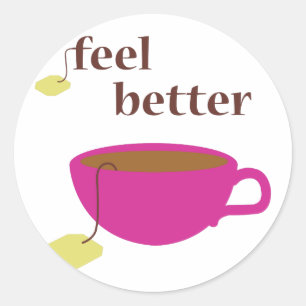 Feel Better Classic Round Sticker