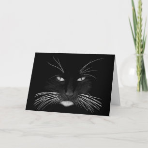 Feel Better Soon Black Cat Card