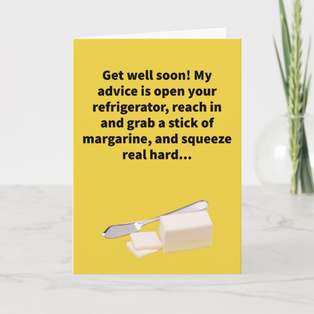 Feel Butter Get Well Card (Front)