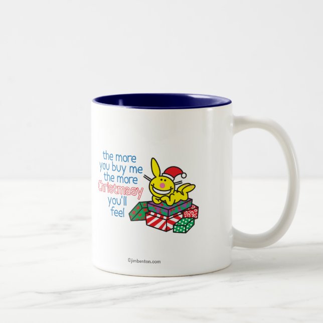 Feel Christmasy Two-Tone Coffee Mug (Right)
