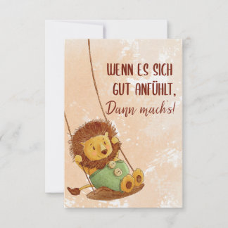 Feel good, then just do it