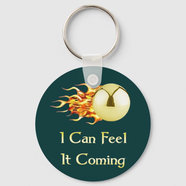 Feel It Coming Pinball Key Ring (Front)