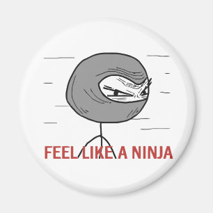 Feel Like A Ninja Magnet
