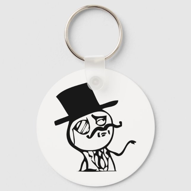 Feel Like a Sir meme comic Key Ring (Front)
