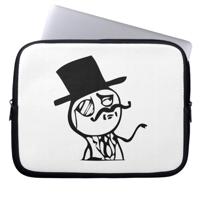 Feel Like a Sir meme comic Laptop Sleeve (Front)