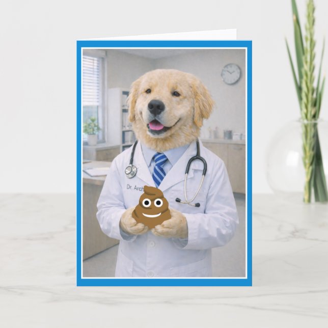 Feel Like Poop Get Well Card  POA-1 (Front)