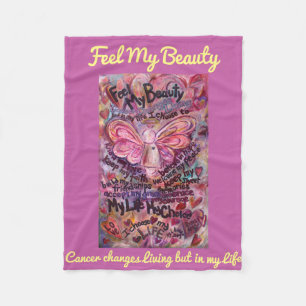 Feel My Beauty Cancer Angel Chemo Fleece Blanket