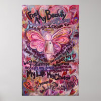 Feel My Beauty Pink Cancer Angel