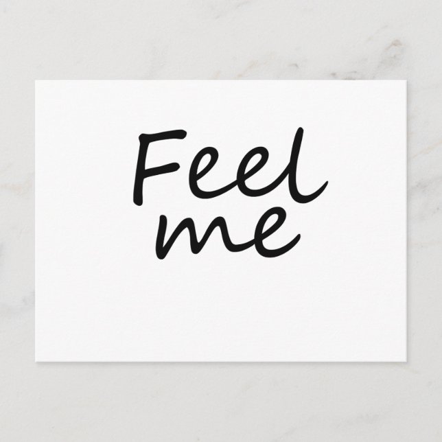 feel postcard (Front)