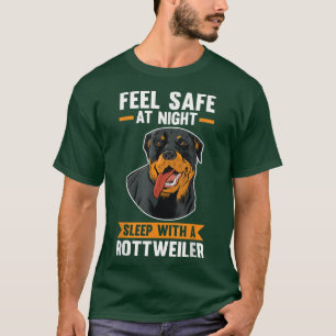 Feel safe at night sleep with a Rottweiler T-Shirt