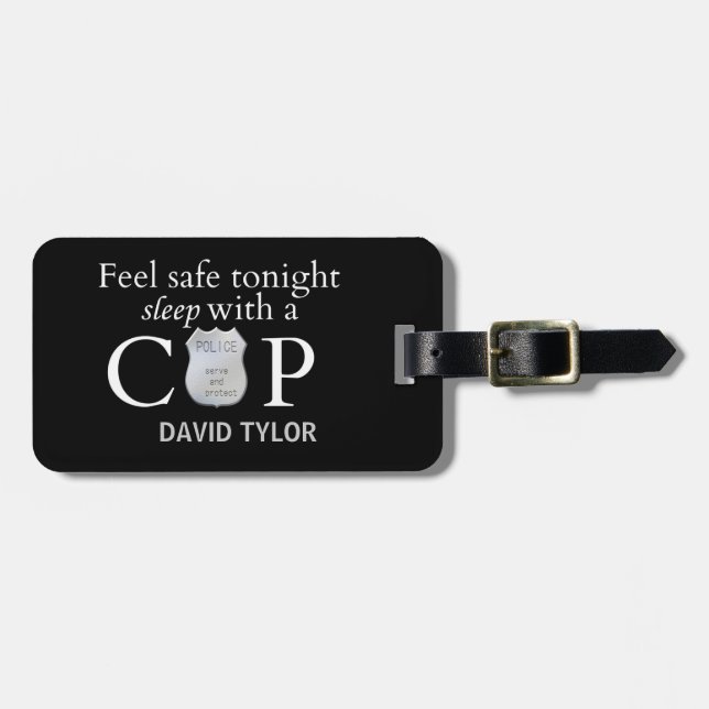 Feel safe tonight! luggage tag (Front Horizontal)