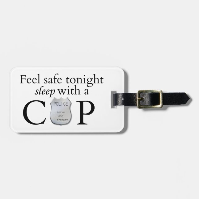 Feel safe tonight! luggage tag (Front Horizontal)