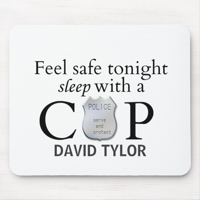 Feel safe tonight! mouse mat (Front)