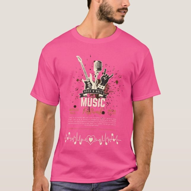 Feel the Beat – Music Lover Vibes T-Shirt (Front)