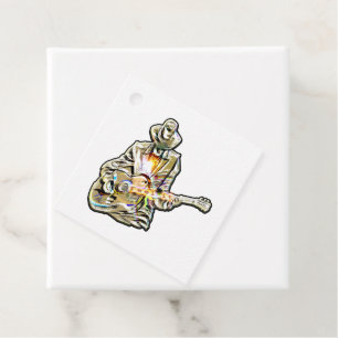 Feel the Blues – Artistic Guitar Design Favour Tags