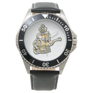 Feel the Blues – Artistic Guitar Design Watch