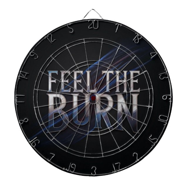 Feel The Burn  Dartboard (Front)