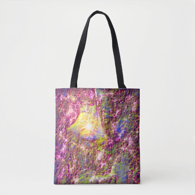 Feel the energy — wear the spark (galaxy star) tote bag (Front)