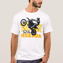 Feel the FREEDOM Yellow Chequered Wheelie