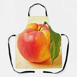 Feel the Fresh Peach Summer Vibe Design Apron