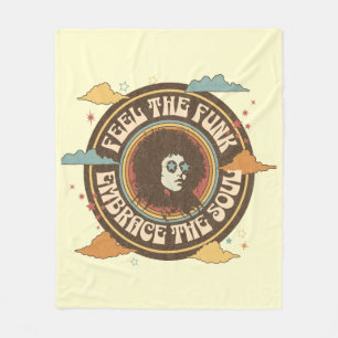 Feel the Funk, Embrace the Soul Fleece Blanket