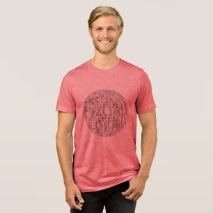 Feel the Groove: Cool Retro Disco Ball Tri-Blend Shirt