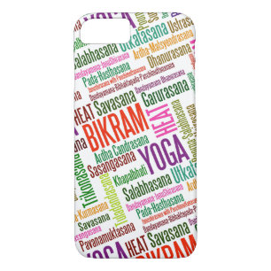 Feel the Heat Bikram Yoga Practioner's Asanas iPhone 8/7 Case