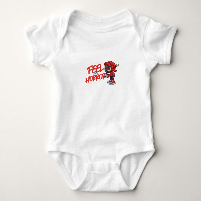 Feel the Horror Baby Bodysuit (Front)