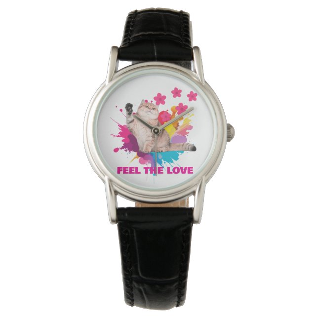 Feel the Love Beautiful Design Watch (Front)