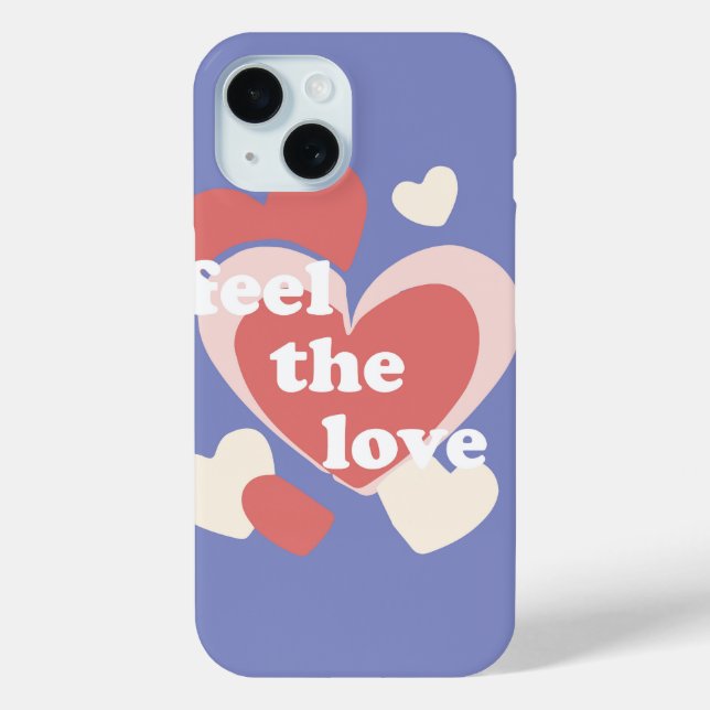 Feel the Love Heart Explosion Case-Mate iPhone Case (Back)