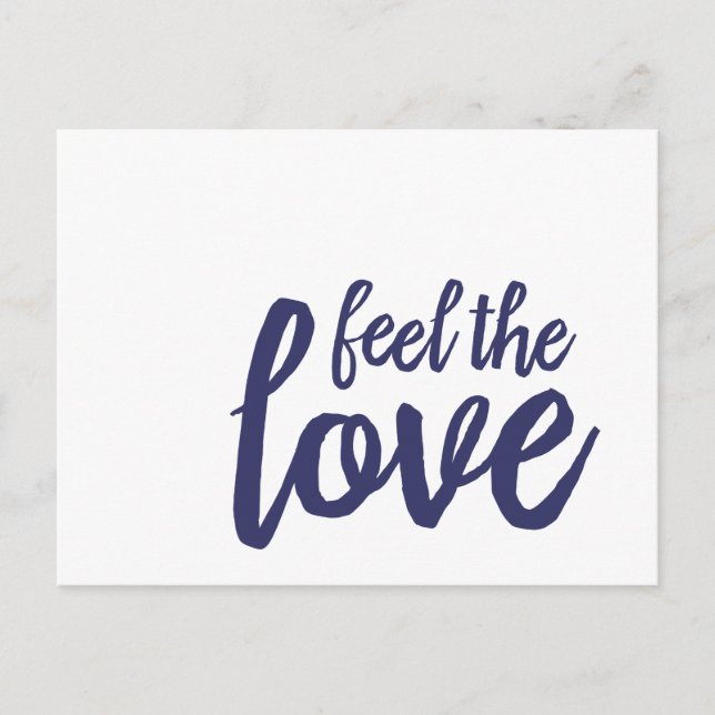 feel the love postcard (Front)