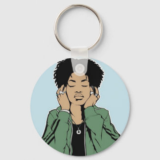 Feel the Music Keychain