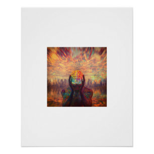 Feel The Universe Cosmic Mind Poster