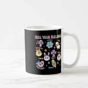 Feel Your Feelings Mental Health Aesthetic Easter  Coffee Mug