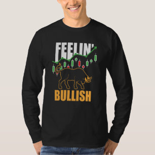 Feelin Bullish Cryptocurrency Blockchain Trader Cr T-Shirt