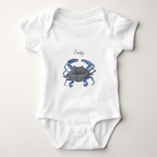 Feelin Crabby Baby Bodysuit