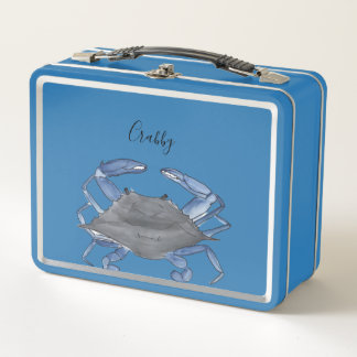 Feelin Crabby  Metal Lunch Box