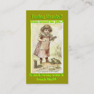 Feelin' Croaky? BC for medical field Business Card