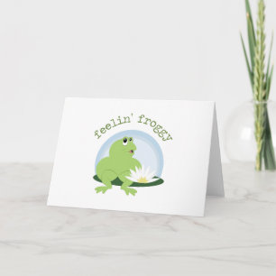 Feelin Froggy Card