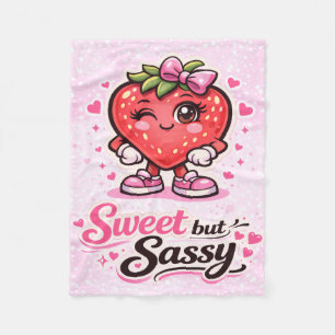 Feelin Fruity - Sweet but Sassy - Foodie Fiends Fleece Blanket