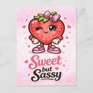 Feelin Fruity - Sweet but Sassy - Foodie Fiends Postcard