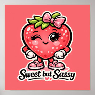 Feelin Fruity - Sweet but Sassy - Foodie Fiends Poster