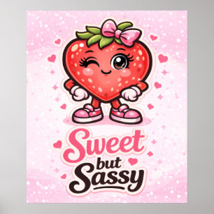 Feelin Fruity - Sweet but Sassy - Foodie Fiends Poster