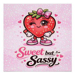 Feelin Fruity - Sweet but Sassy - Foodie Fiends Poster