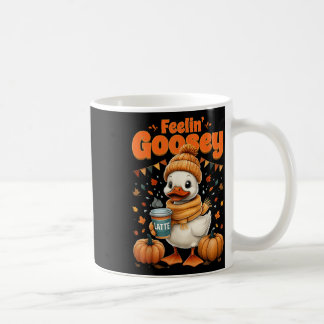 Feelin Goosey Hello Fall Goose Pumpkin Spice Coffe Coffee Mug