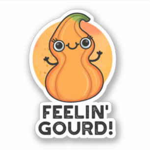 Feelin Gourd Funny Veggie Pun 