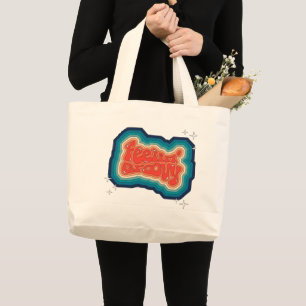 Feelin' Groovy - 70s styl Large Tote Bag