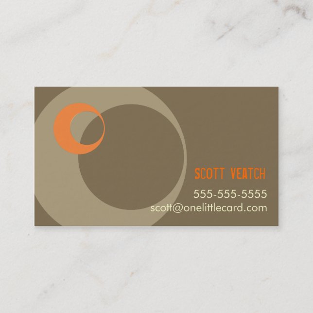 Feelin' Groovy Business Card (Front)