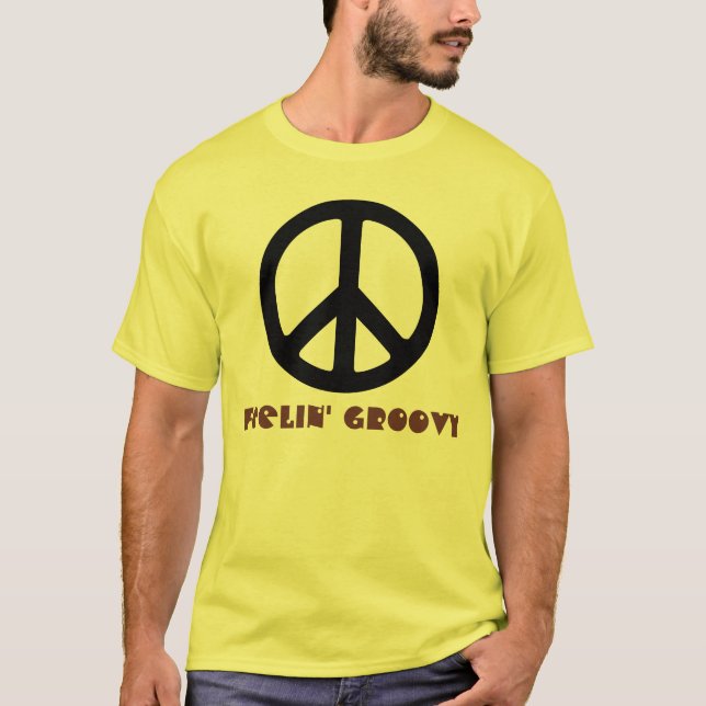 Feelin' Groovy Retro T-Shirt (Front)