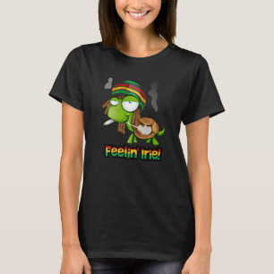 Feelin' Irie  Patois Jamaica Turtle Jamaican Slang T-Shirt